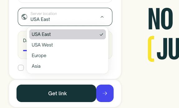 Global server regions for faster ZappFiles uploads and downloads