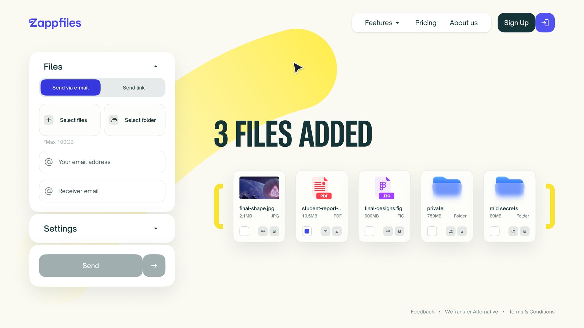 A Better Way to Send Large Files. Our New Upload Experience.
